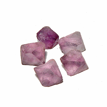 Fluorite viola ottaedri naturali piccoli